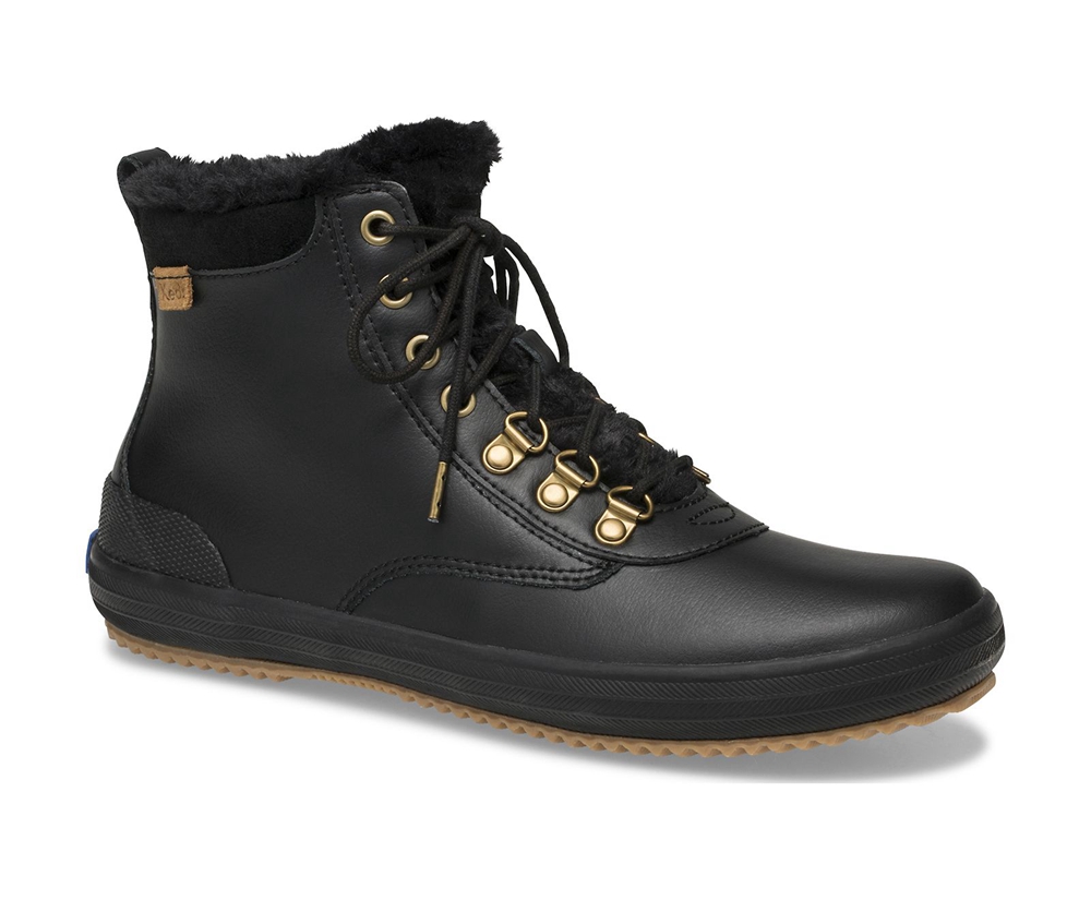 Μπότες Γυναικεια - Keds Scout Ii Water-Resistant Δερματινα W/ Thinsulate™ - Μαυρα - FQAGV2356